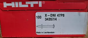 Hilti 300 Nägel Betonnagel X-DNI 47 P8 Betonnägel f. Hili Bolzenschußgerät - Bild 1 von 3