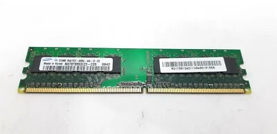 Memoria Ram Samsung 512 MB 1Rx8 PC2 4200U-444-12-D3 M378T6553CZ3-CD5 Foto 1 de 2