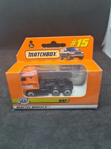 New And Sealed 1998 MATCHBOX SUPERFAST #15 ORANGE DAF TRUCK Vintage 1:64 Diecast - Picture 1 of 7