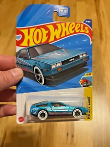 NEW! 2025 Hot Wheels DMC Delorean Teal #36/250 - HW Art Cars 5/10 - Picture 1 of 5