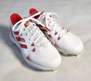 Adidas Damen 7,5 PureHustle 2.0 Elite Metall Softballschuhe H00986 weiß rot - Bild 1 von 11
