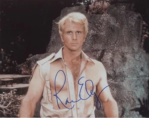 Ron Ely persönlich signiert Doc Savage Farbfoto 10"x8" Szene - Bild 1 von 2