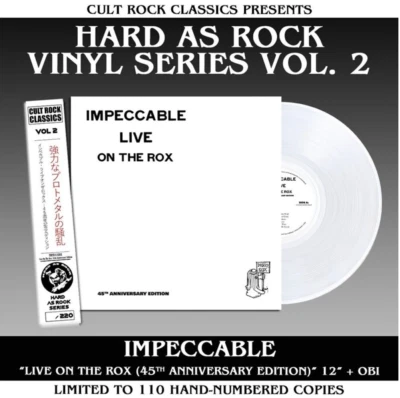 IMPECCABLE - Live On The Rox: 45th Ann. Ed. LP*OBI (LIM.110 WHITE*TEXAS HARDROCK - Bild 1 von 2