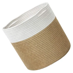 Table Desk Organizer Woven Shelf Baskets Picnic Hamper Woven Storage Basket - Picture 1 of 12