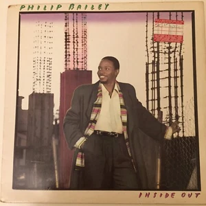 PHILIP BAILEY Inside Out LP VINYL UK CBS 1986 10 Track With Inner Promo - Bild 1 von 6