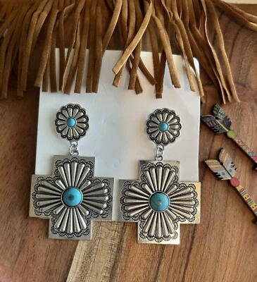 pendientes turquesa vintage Foto 1 de 4