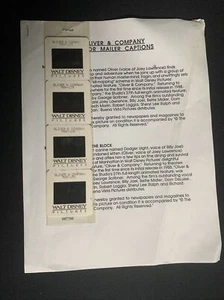 Oliver & Company Original Walt Disney Slides - Picture 1 of 3