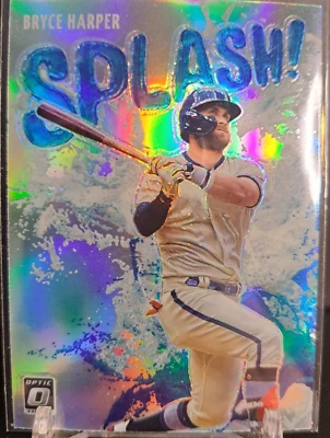 2022 Optic BRYCE HARPER Phillies Silver Prizm Splash - Image 1 of 2