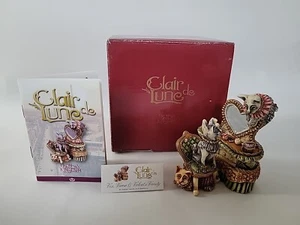 Harmony Kingdom Clair de Lune Vix Verne Velvets Vanity Cats Exploring - Picture 1 of 8