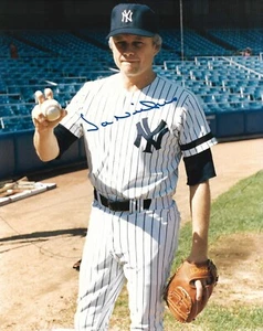 1985-87 Joe Niekro YANKEES SIGNED 8 x 10 AUTOGRAPH SNAPSHOT PHOTO AUTO COA #1 - Picture 1 of 1