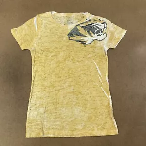 Blue 84 Women's Size XL Gold Missouri Tigers Graphic Short Sleeve T-Shirt - Picture 1 of 8