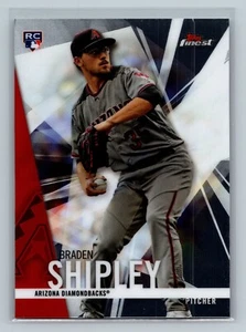2017 TOPPS FINEST RC BRADEN SHIPLEY #41 DIAMONDBACKS - Picture 1 of 2