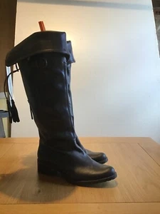 LEATHER BOOTS size £65.00 black - Picture 1 of 7