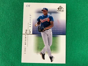 2001 SP Game Used Edition #33 Andruw Jones Atlanta Braves - Picture 1 of 1
