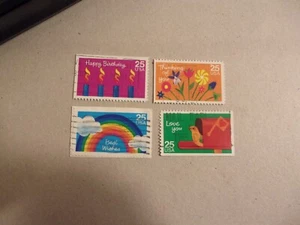 uSA Used, 1988 Issue, 25 Cent Special Occasions, Scott #2395-98 - Picture 1 of 1