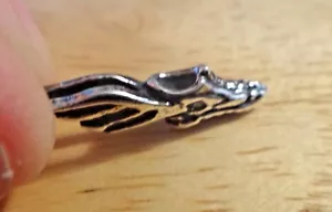 Sterling Silver 23x5mm Track & Field Cross Country Shoe with Wings Running Charm - Picture 1 of 8