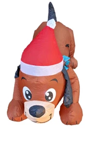 Inflatable Holiday Christmas Puppy Air blown 32" tall lawn Xmas Decoration - Picture 1 of 7