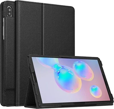 Folio Case for Samsung Galaxy Tab S6 10.5" 2019 Slim Fit PU Leather Stand Cover - Image 1 of 4