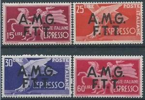 1947-48 TRIESTE A ESPRESSO DEMOCRATICA 4 VALORI MNH ** - ED263 - Picture 1 of 1