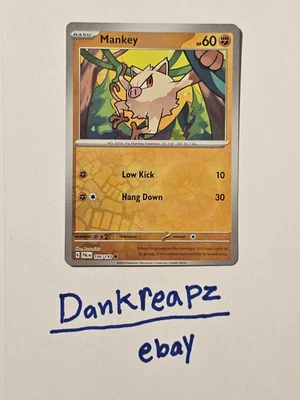 Mankey 106/193 Sv02: Paldea Evolved Reverse Holo - Image 1 of 2