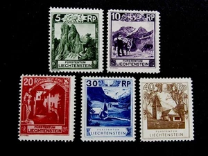 nystamps Liechtenstein Stamp # 95a//101 Mint OG H/NH $80  N14y1050 - Picture 1 of 2