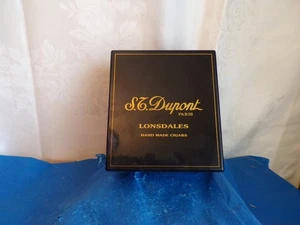 S.T. Dupont Paris Schwarzlack Humidor Lonsdales leere Zigarrenkiste - Bild 1 von 11