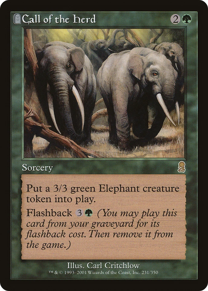 Call of the Herd x1 _ Odyssey _ Excellent up to NM _ MTG _ 4RCards - Image 1 of 1