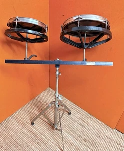 Vintage 70‘s Remo Roto Toms 10, 12" Inkl. Schiene und Ständer Rototoms - Bild 1 von 6