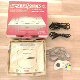 SEGA Saturn Console HST-3220 Tested Clean Complete Set Japan