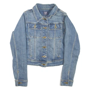 LEE Girls Denim Jacket Blue S - Picture 1 of 6