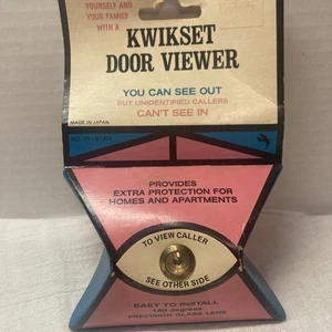 Vintage Kwikset Türbetrachter Guckloch - Made in Japan 01-01201 - Bild 1 von 13