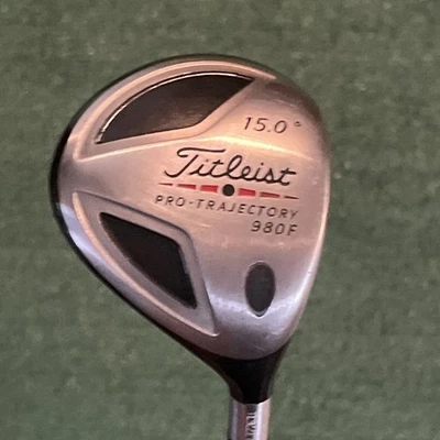 Titleist 980F Pro Trajectory 15° RH True Temper Dynamic Gold Steel Shaft Driver - Image 1 of 4