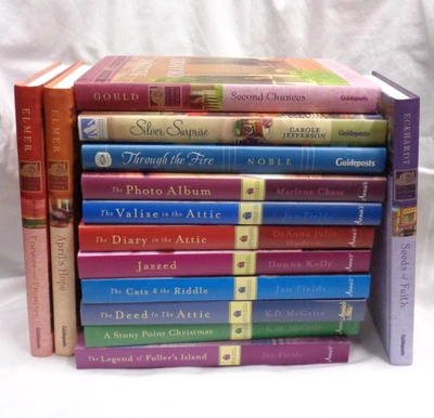 GUIDEPOSTS Lot/14 HC Mystery Books ANNIE'S ATTIC MYSTERIES Home to Heather Creek - Image 1 of 4