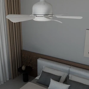 Silent Removable Fan Blade Fan Light Six Blade Fan Light 3000K-6500K Farbte 6S4K - Afbeelding 1 van 8