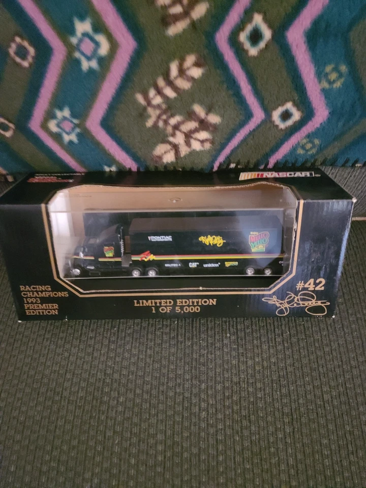 Camión fundido a presión Racing Champions 1993 edición limitada Kyle Petty Mello amarillo 1:87 Foto 1 de 1
