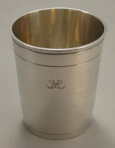 Lovely Silver Augsburg Beaker 1698 Solanier Original Engraving Silber Becher - Picture 1 of 1