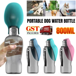 Pet Dog Water Bottle Cat Drinking Cup Outdoor Travel Camping Water Bottle 800ml - Picture 1 of 27