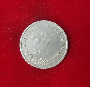 2 Kune Croatia 1995 Tuna Tunj Tunny Hrvatska Coin Coin - Picture 1 of 2