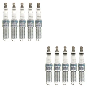 NGK Ruthenium HX Spark Plug Set (10 Pieces) TR5AHX For E-350 Club Wagon 6.8 V10 - Picture 1 of 1