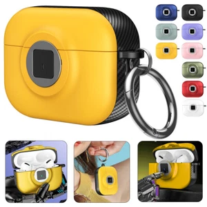 For Apple AirPods 1/2/3/4 Pro 1/2 Shockproof Case Lock Earphone Protective Cover - Picture 1 of 57