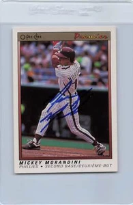 1991 O-Pee-Chee Premier #83 Mickey Morandini Phillies Signed Auto *G4899 - Picture 1 of 2