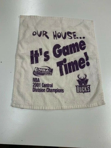 2001 Milwaukee Bucks "Our House" NBA Playoffs Basketball Rally Towel Cover