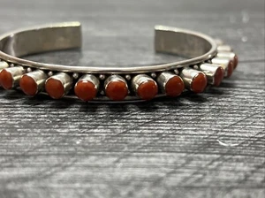 Karneol Sterling Silber 925 Armreif Armband - Bild 1 von 8