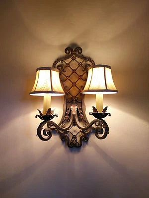 Aplique de pared Corbett Lighting Del Mar 2 luces 24-12 NUEVO Foto 1 de 4