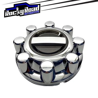 Front Chrome Center Wheel Hub Cap For 2017-2024 Ford F250 F350 Super Duty - Image 1 of 4