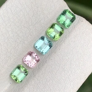 2,30 ct Schmuck Gr. Top Qualität Selten Mehrfarbig Turmalin Lose Edelstein Konvolut - Bild 1 von 13