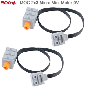 2pcs MOC Micro Mini Motor for MOC Power Function Building Block Technical Parts - Picture 1 of 4