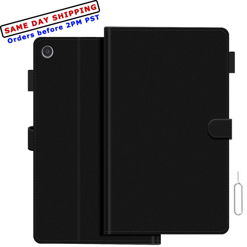 High Quality Wallet Leather Flip Case Cover for LG G Pad 5 10.1 FHD LM-T600US US - Image 1 of 1