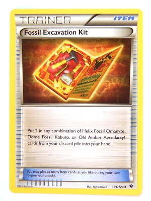 Fossil Excavation Kit 101/124 (NM, Pokemon Card, Fates Collide, Item, Uncommon) - Image 1 of 2