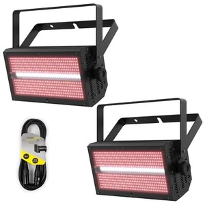 2 x Chauvet DJ Shocker Panel FX LED Panel with DMX Cable DJ Stage Disco - Picture 1 of 6